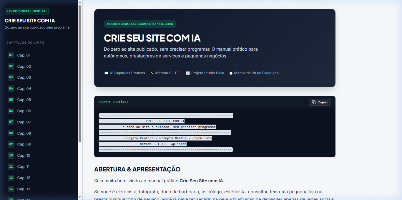 O Livro Mestre: Manual de Execução